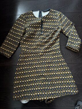 Zara Geometric Romper